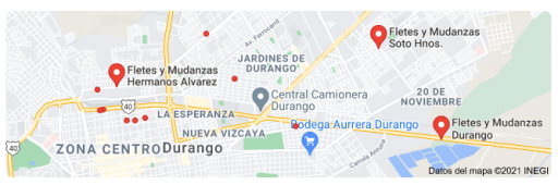 fletes y Mudanzas económicas Durango 24 horas