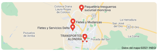 fletes y mudanzas en Monclova Coahuila 24 horas