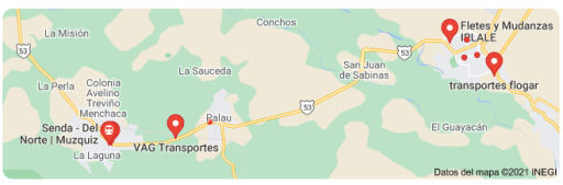 fletes y mudanzas en Múzquiz Coahuila 24 horas
