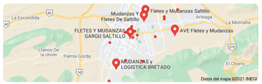 fletes y mudanzas en Saltillo Coahuila