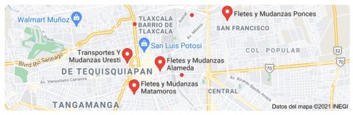Fletes y mudanzas económicos San luis Potosí 24 horas