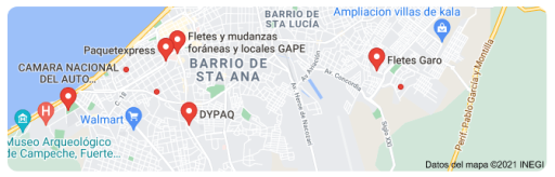 fletes y Mudanzas Candelaria Campeche 24 horas