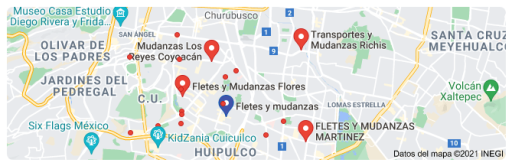 fletes y Mudanzas Coyoacán Ciudad de México 24 horas