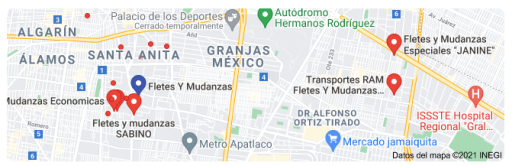 fletes y Mudanzas Iztacalco Ciudad de México 24 horas
