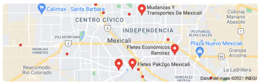 fletes y Mudanzas en Mexicali Baja California 24 horas