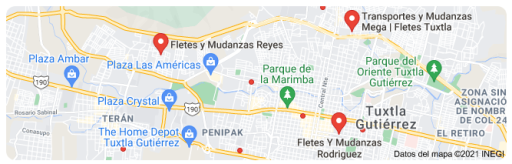fletes y Mudanzas Ocosingo Chiapas 24 horas