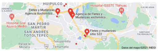 fletes y Mudanzas Xochimilco Ciudad de México 24 horas