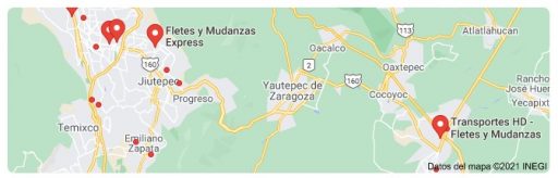 fletes y mudanzas económicas en Morelos 24 horas