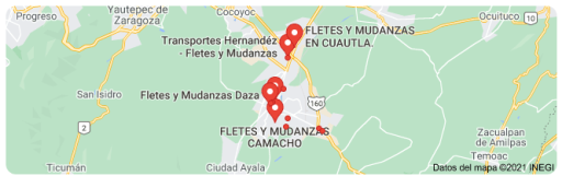 fletes y mudanzas en Cuautla Morelos 24 horas
