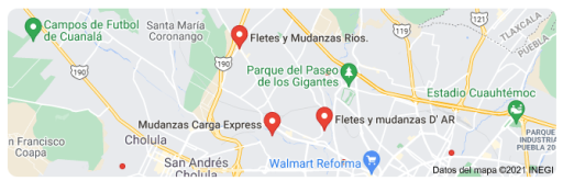 fletes y mudanzas en Cuautlancingo Puebla 24 horas