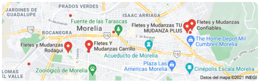 fletes y mudanzas en Los Reyes Michoacán 24 horas