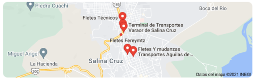 fletes y mudanzas en Salina Cruz Oaxaca 24 horas