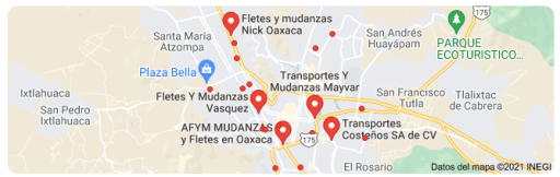 fletes y mudanzas en Santa Lucía del Camino Oaxaca 24 horas