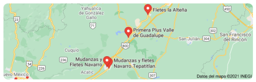 fletes y mudanzas en Valle de Guadalupe Jalisco 24 horas