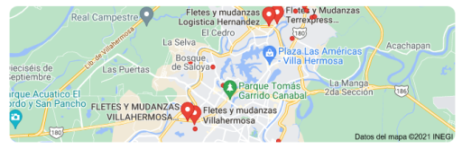 fletes y mudanzas en Nacajuca Tabasco