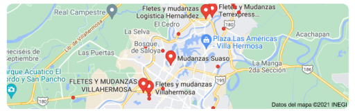 fletes y mudanzas en Villahermosa Tabasco 24 horas
