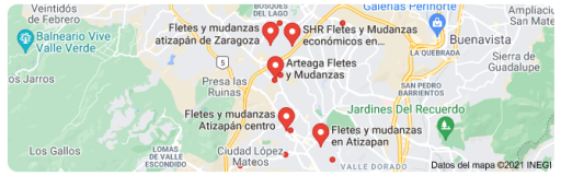 fletes y mudanzas en Atizapán de Zaragoza Estado de México 24 horas