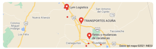 fletes y mudanzas en Calera Zacatecas 24 horas