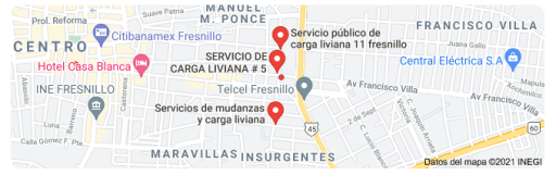 fletes y mudanzas en Fresnillo Zacatecas 24 horas