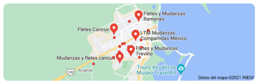fletes y mudanzas en Isla Mujeres Quintana Roo 24 horas
