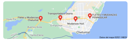 fletes y mudanzas en Othón P. Blanco Quintana Roo 24 horas
