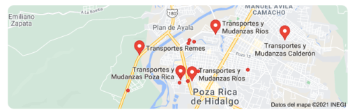 fletes y mudanzas en Poza Rica de Hidalgo Veracruz 24 horas