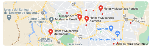 fletes y mudanzas en Salinas San Luis Potosí 24 horas
