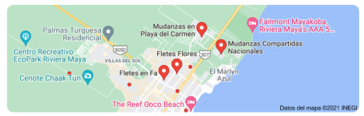 fletes y mudanzas en Solidaridad Quintana Roo 24 horas
