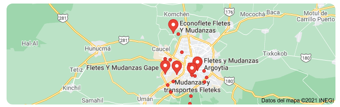 fletes y mudanzas en Tekax Yucatán 24 horas