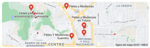 fletes y mudanzas en Toluca Estado de México 24 horas