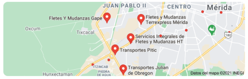fletes y mudanzas en Umán Yucatán 24 horas